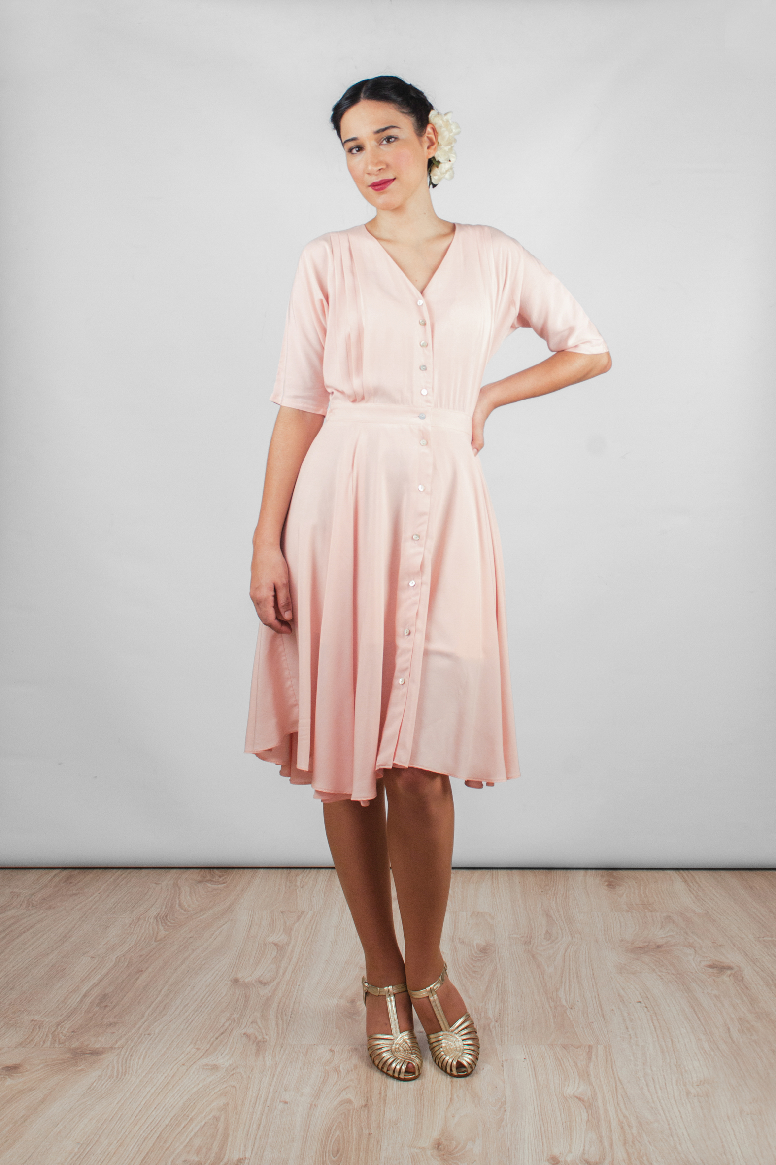 0003 DRESS ALMENDRO SUNFLOWER SKIRT garbellfotoGrafia MR Colette Web 61