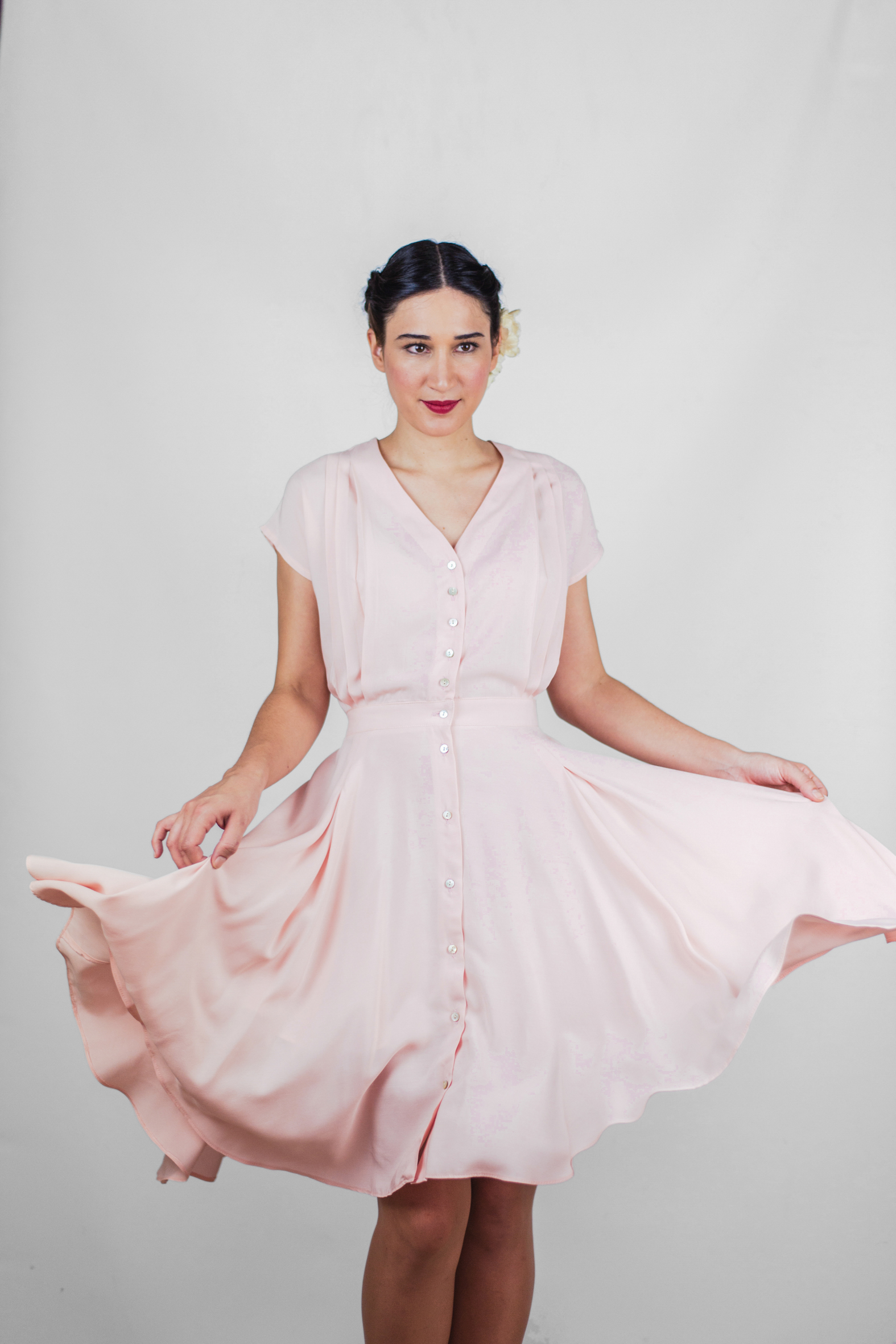 0005 DRESS ALMENDRO SUNFLOWER SKIRT garbellfotoGrafia MR Colette Web 64