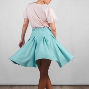 0002 SKIRT SUNFLOWER REARPLEATS LIGHTCREPE ROSE BLOUSE garbellfotoGrafia MR Colette Web43 Resized