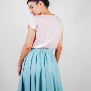 0003 SKIRT SUNFLOWER LIGHT CREPE AMAPOLA BLOUSE garbellfotoGrafia MR Colette Web 47 Resized 1